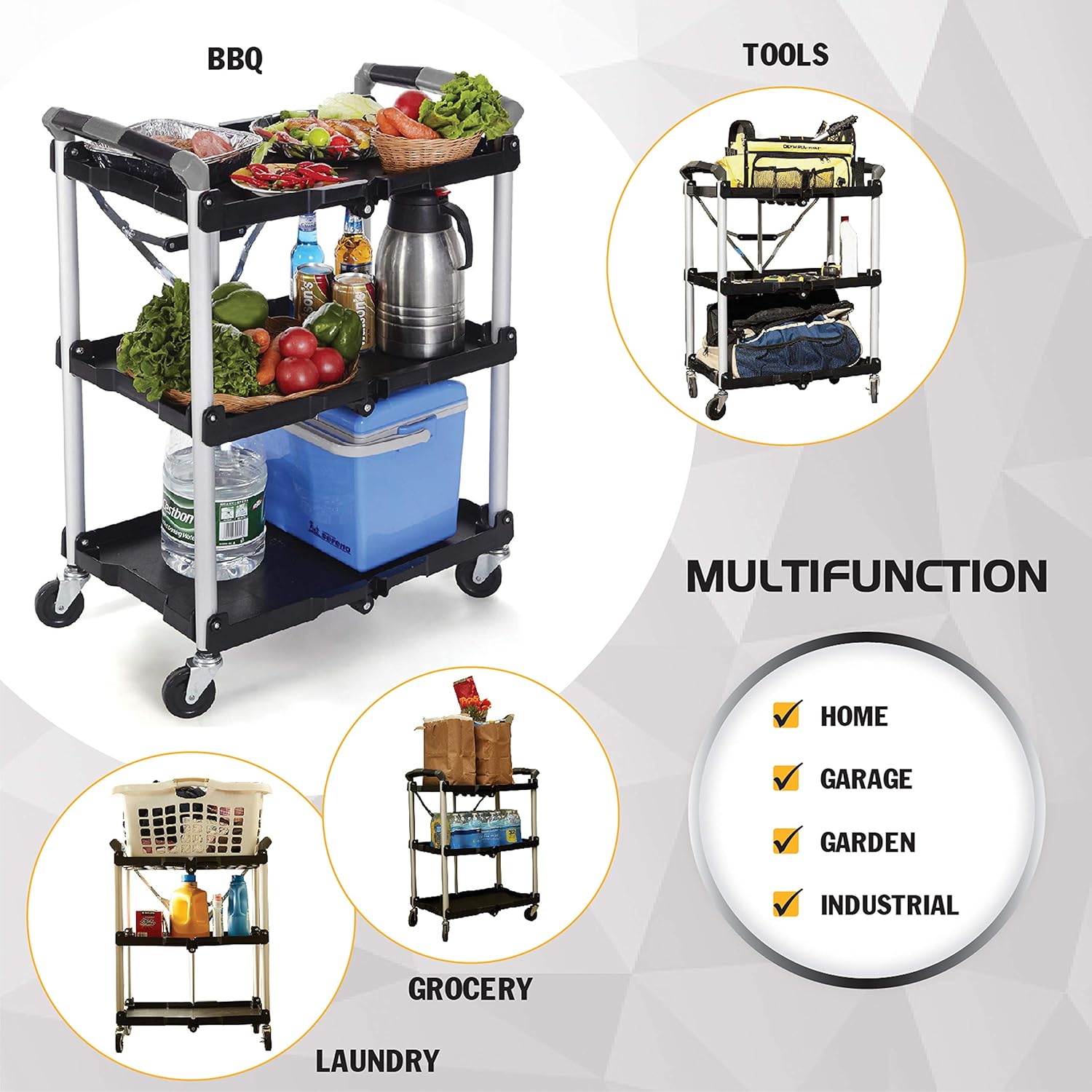 Folding Utility Cart
